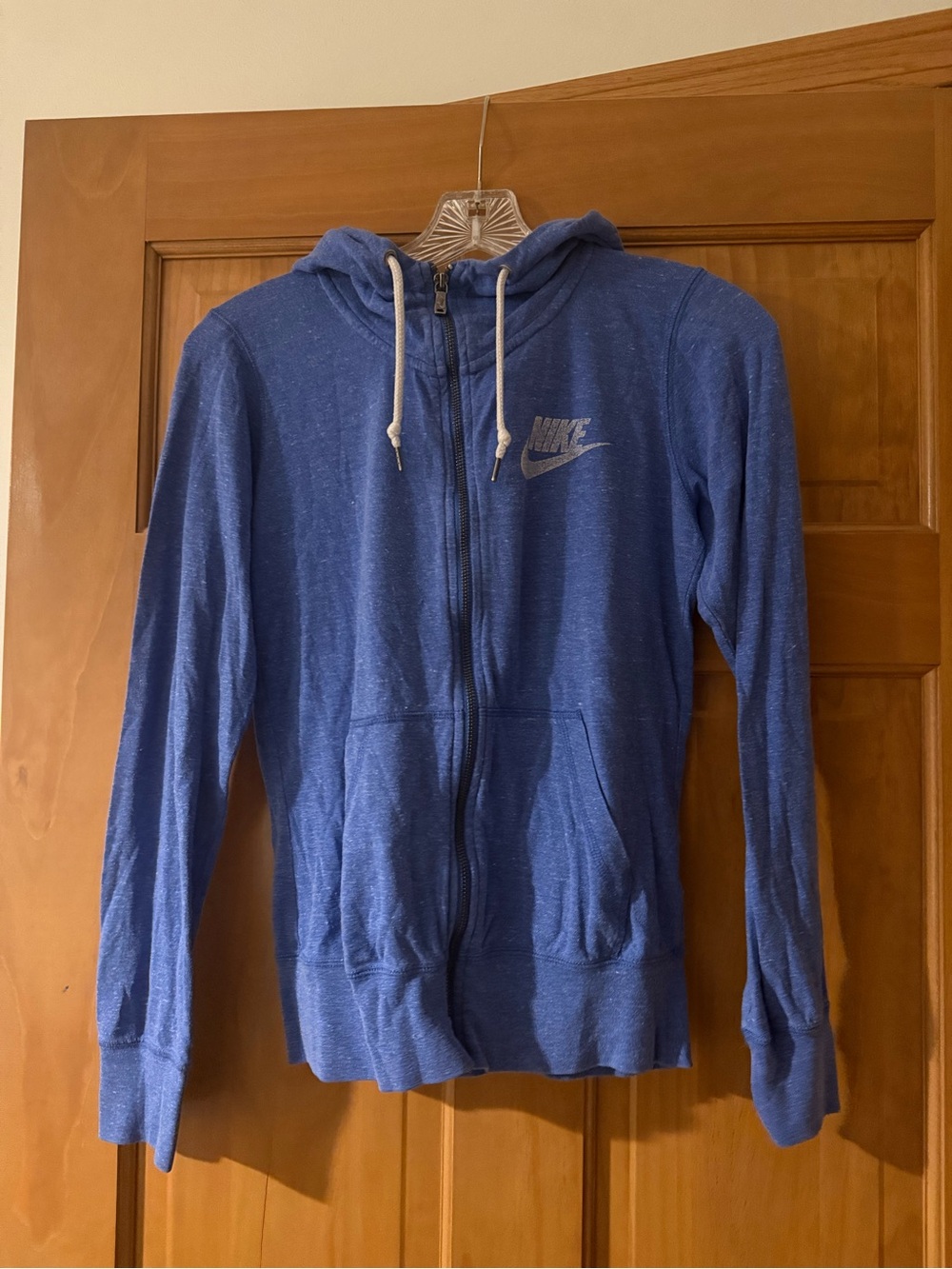 Nike Women’s Heather Blue Full-Zip Hoodie